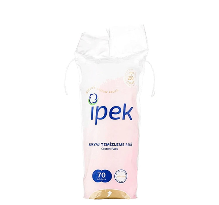 پد آرایش پاک کن ایپک ipek بسته 70 عددی