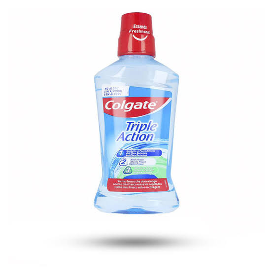 دهانشویه کلگیت مدل triple action حجم ۵۰۰ میل